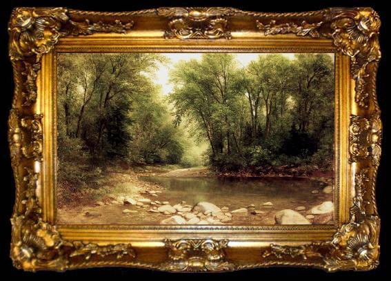 framed  Asher Brown Durand Landscape, ta009-2